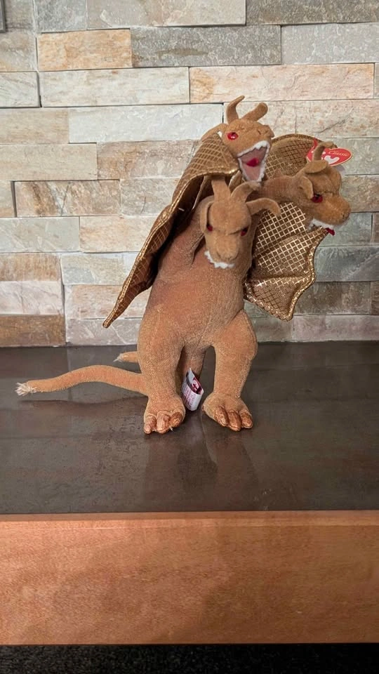 TY RARE 2001 Japan Yokohama Exclusive King Ghidorah Plush - photo 5