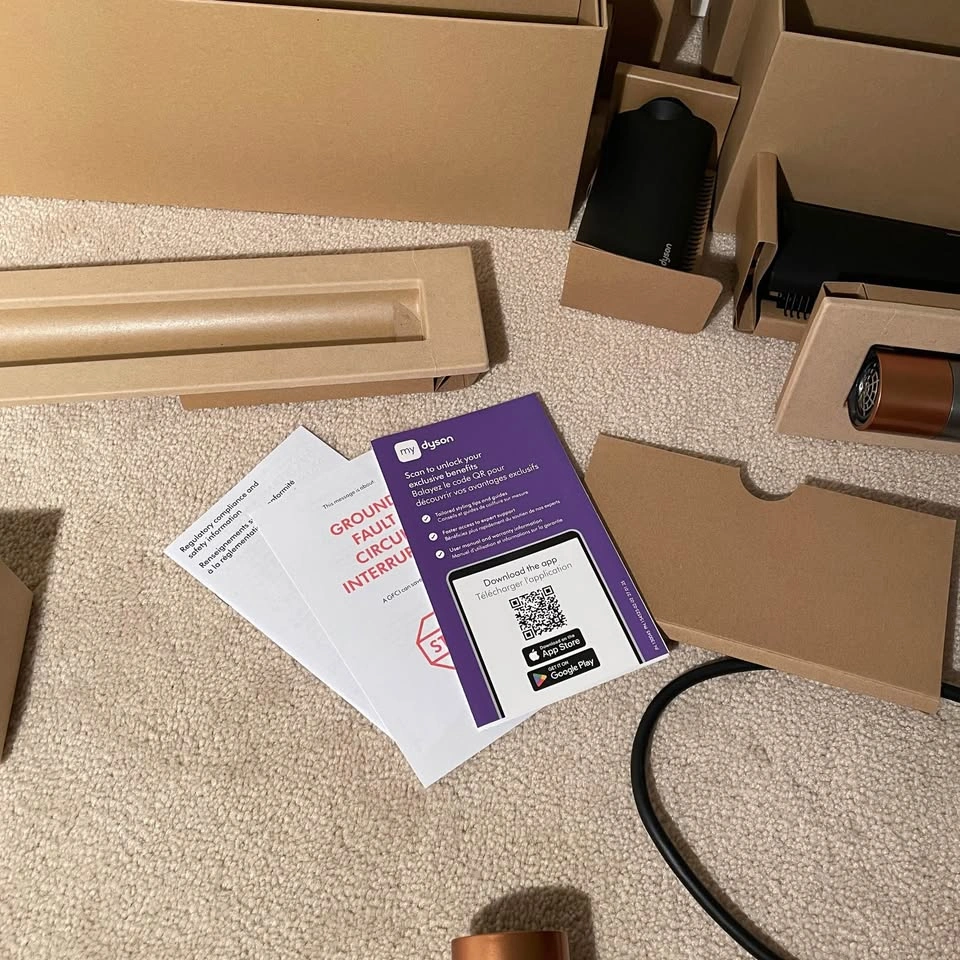 WARRANTY! Dyson Airwrap™ Origin multi-styler Nickel - photo 5