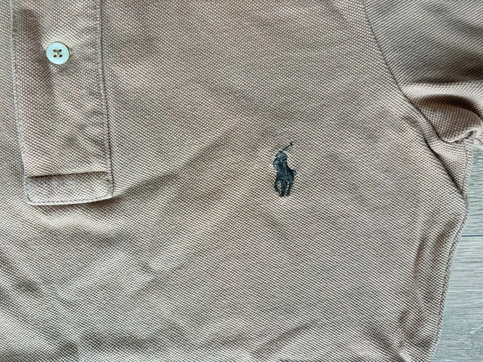 Vintage 90’s Women’s Polo Ralph Lauren Tan Short Sleeve Polo - photo 3