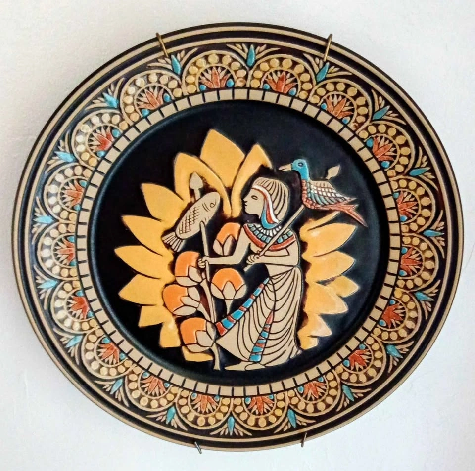 Rare Find! Vintage Denby Egyptian Collection 4 Piece Set - photo 3