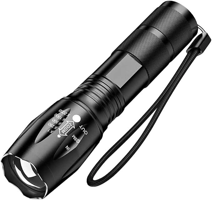 LETMY Ultra-Bright LED Tactical Flashlight, Zoomable