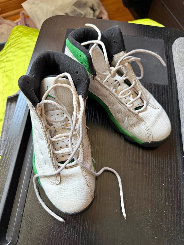Air Jordan 13 Retro TD ‘Lucky Green’ High Tops Size 1.5Y