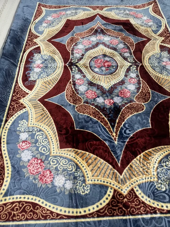 New gray brown beige combination carpet size 6.5 x 9.5 foot image indicator(5)