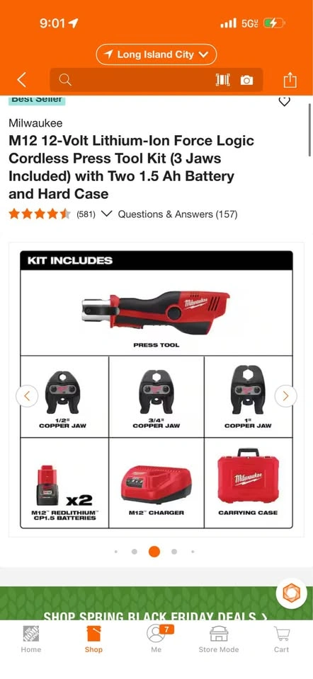 M12 Milwaukee Propress Kit - photo 3