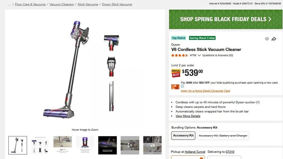 Brand New Dyson V8