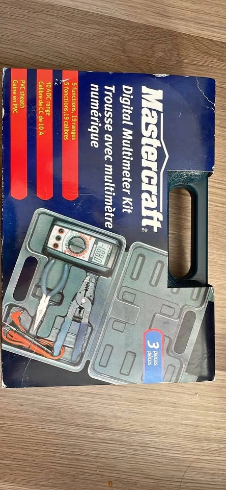 Mastercraft Digital Multimeter Kit