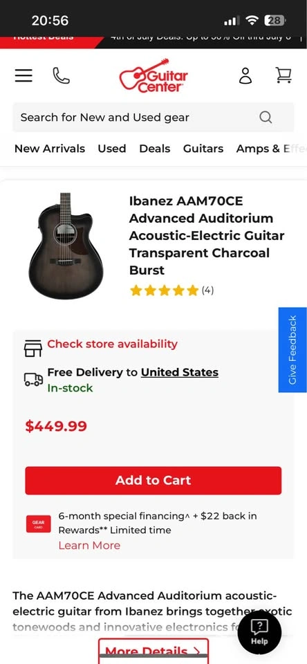 Ibanez electric acoustic guitar - photo 4