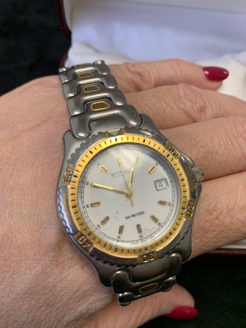 Vintage Wittnauer gold & steel men's watch - photo 2