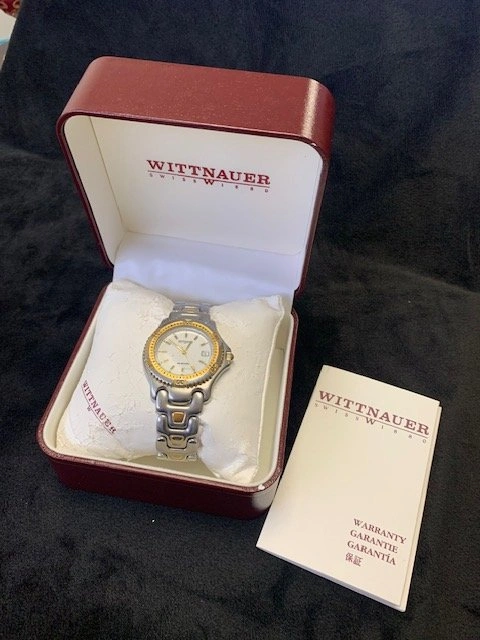 Vintage Wittnauer gold & steel men's watch - photo 3