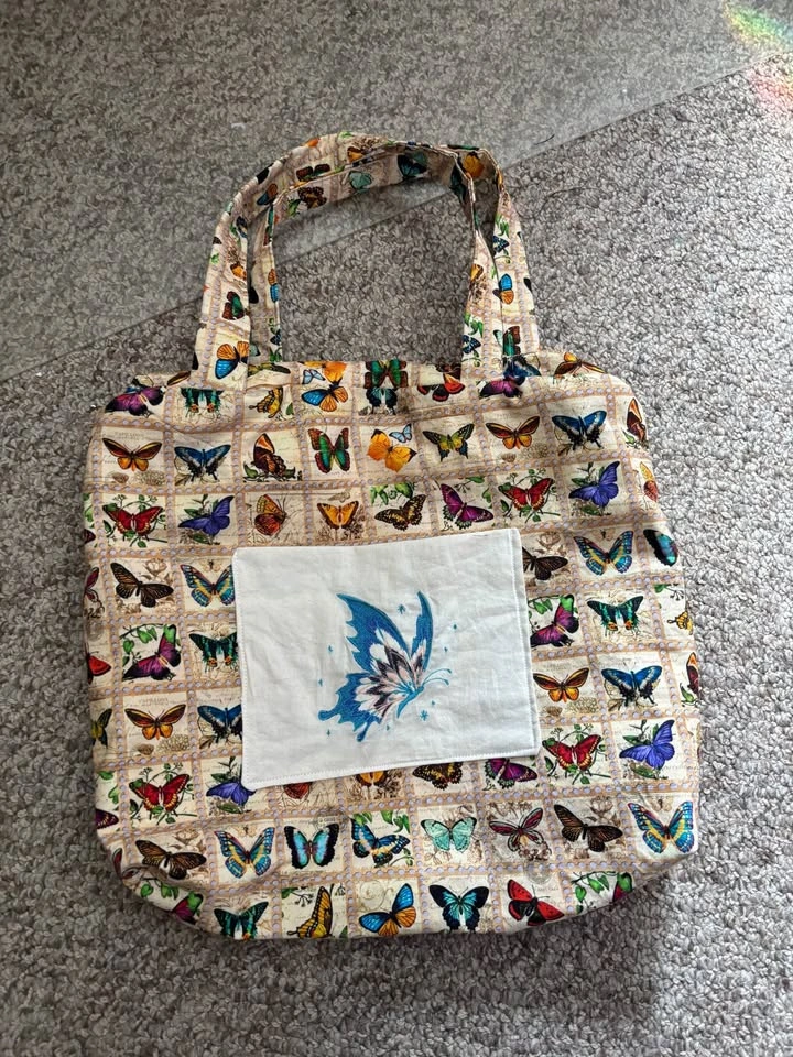Butterfly tote bag - photo 2