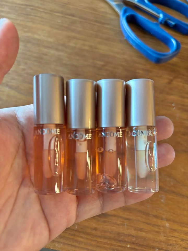New LANCÔME LIP IDÔLE JUICYTREAT Lip oil/gloss mini samples