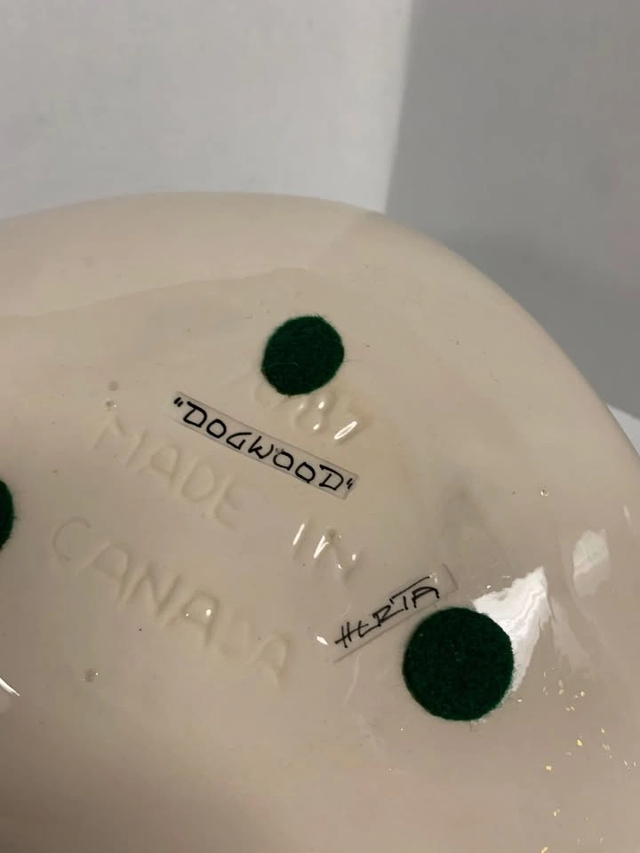 Herta Dogwood dish - SIGNED - photo 4