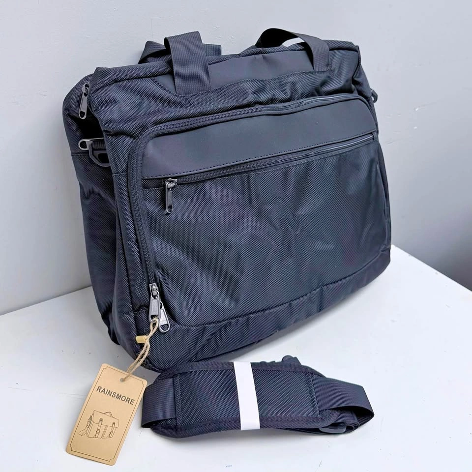 New, black laptop bag