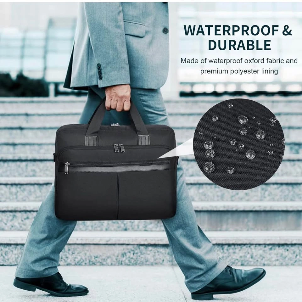New, black laptop bag - photo 4