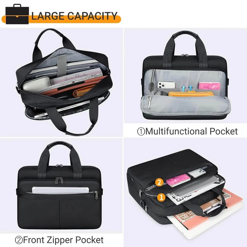 New, black laptop bag - photo 5