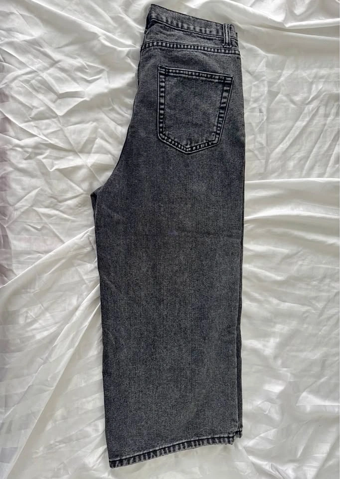 Wide leg denim