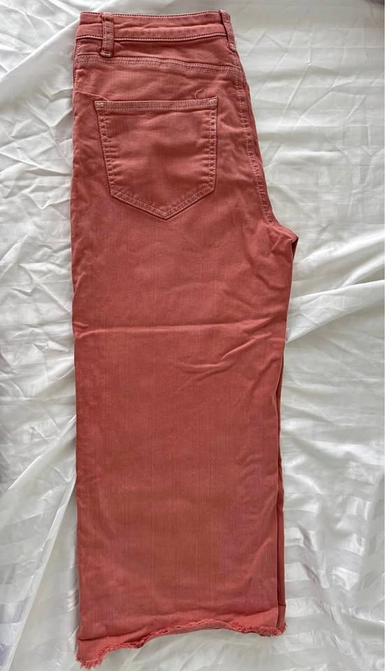 Wide Leg dirty pink jeans
