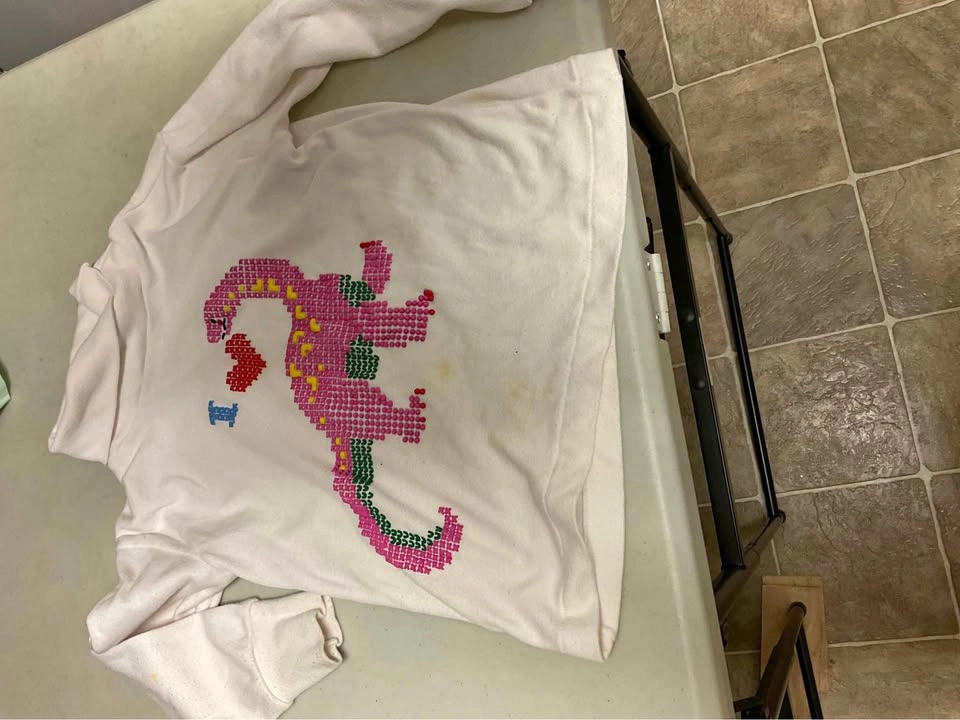 Bag of baby girl clothes