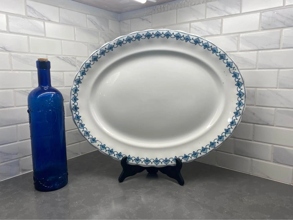 Vintage Matlock by Keeling & Co. Ltd Large Oval Serving Platter - photo 3