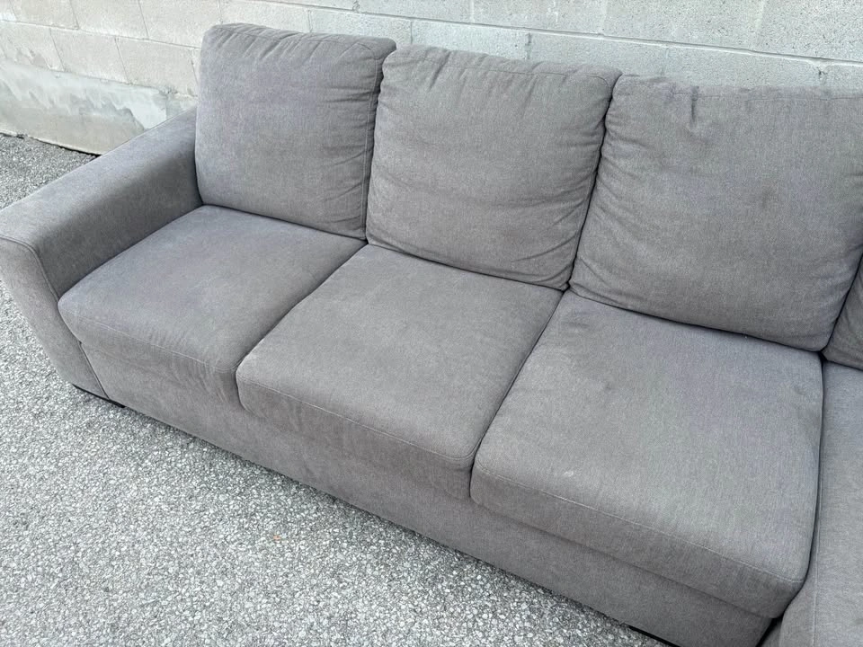 Modern Grey Sectional Sofa with Chaise - photo 5