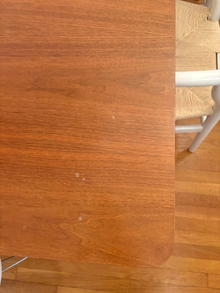 Mid-Century Modern Walnut Waves Dining Table - photo 4