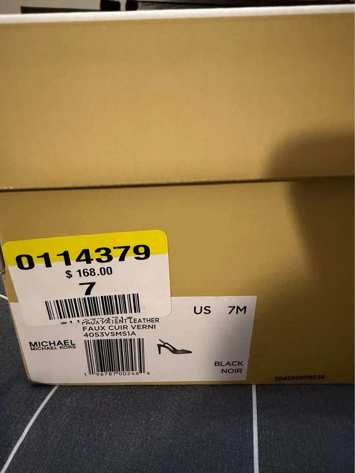 Michael Kors Vanessa Flex Sling Black Shoes for Women (Size 7) - photo 2