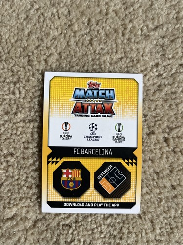 MATCH ATTAX 22/23 Season Gerard Pique Warrior #141 FC BARCELONA - photo 2