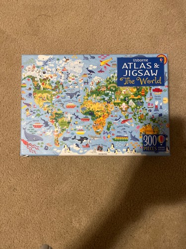 Usborne Atlas and Jigsaw The World