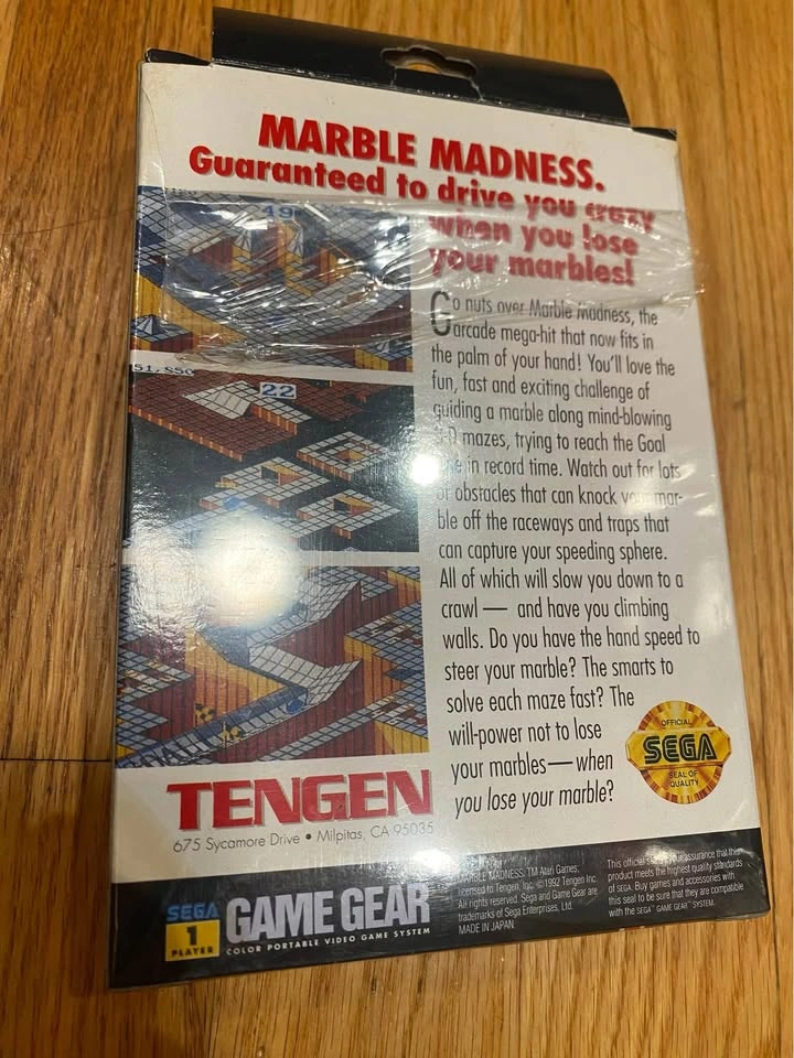 Marble Madness CIB / Game Gear - photo 2