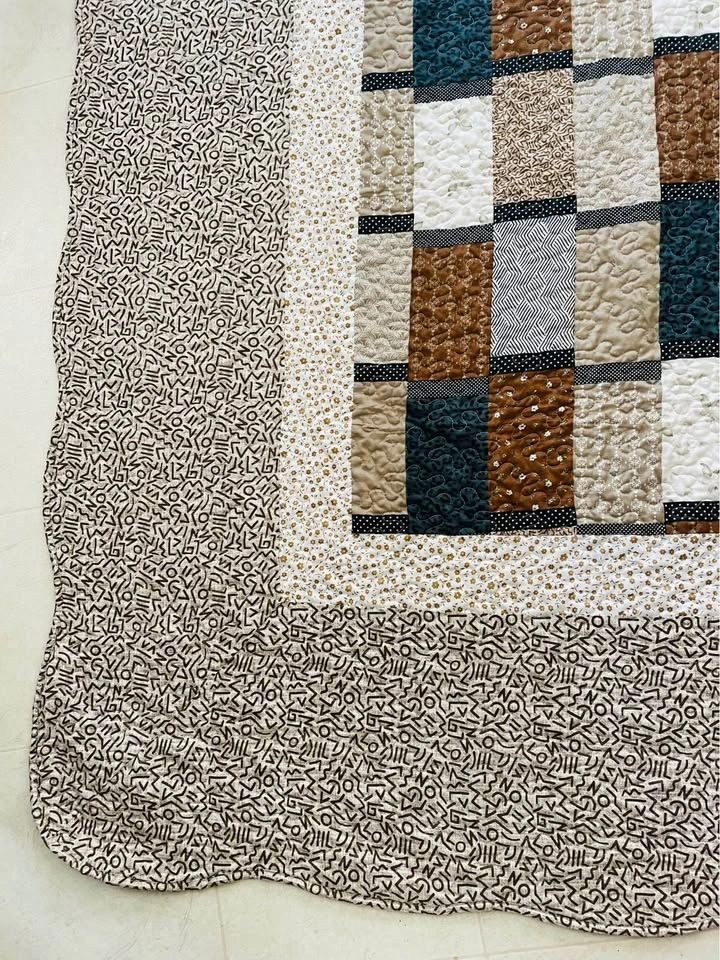 Beautiful Queen quilt set + 2 pillowcases - photo 3