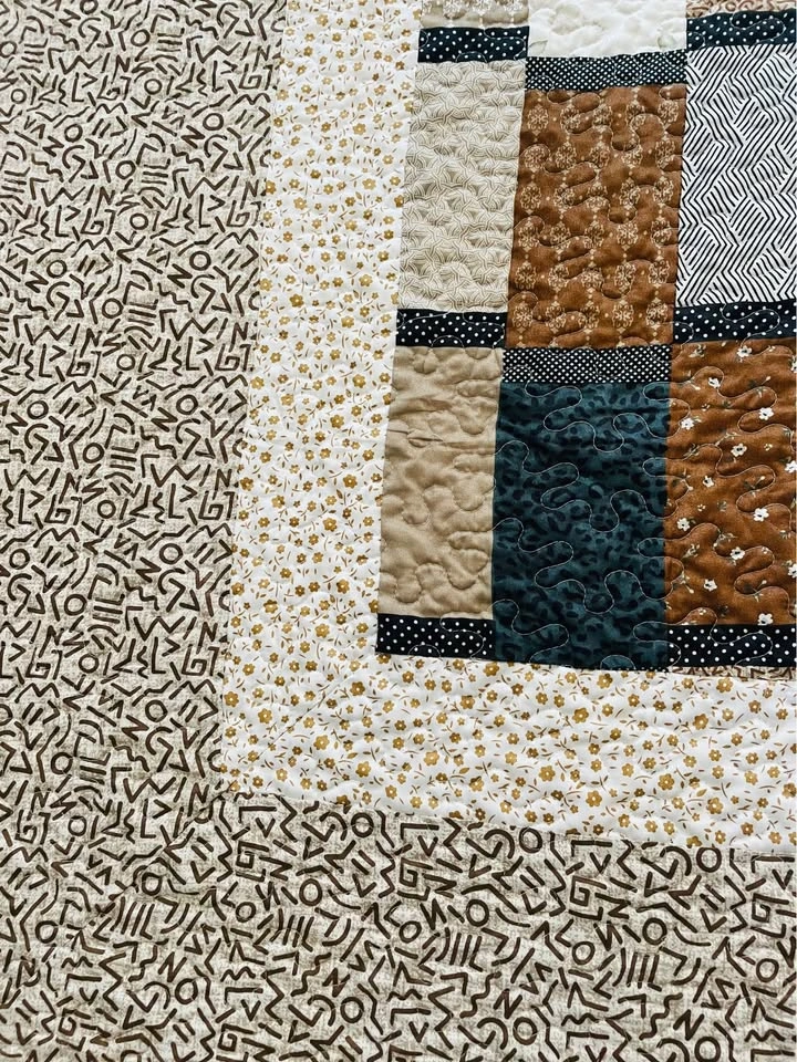 Beautiful Queen quilt set + 2 pillowcases - photo 4