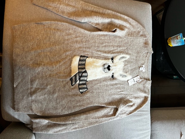 Thyme Maternity Llama Sweater - photo 2