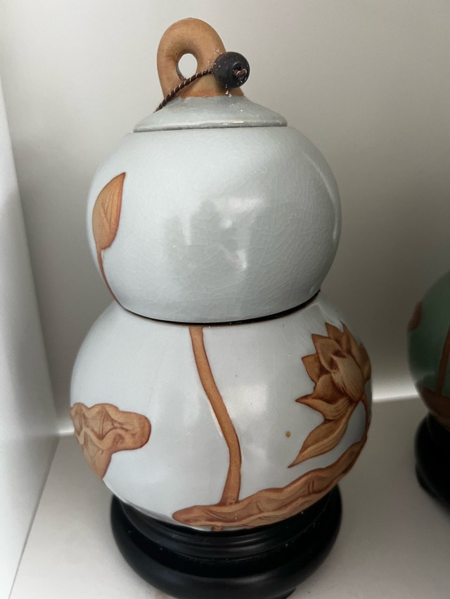 Ceramic Gourd Tea Canisters - photo 3