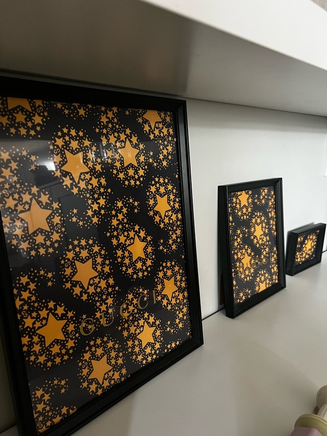 Gucci Star Print Wall Art - photo 2