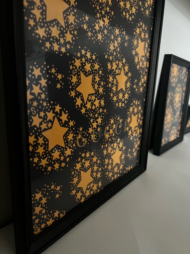 Gucci Star Print Wall Art - photo 3