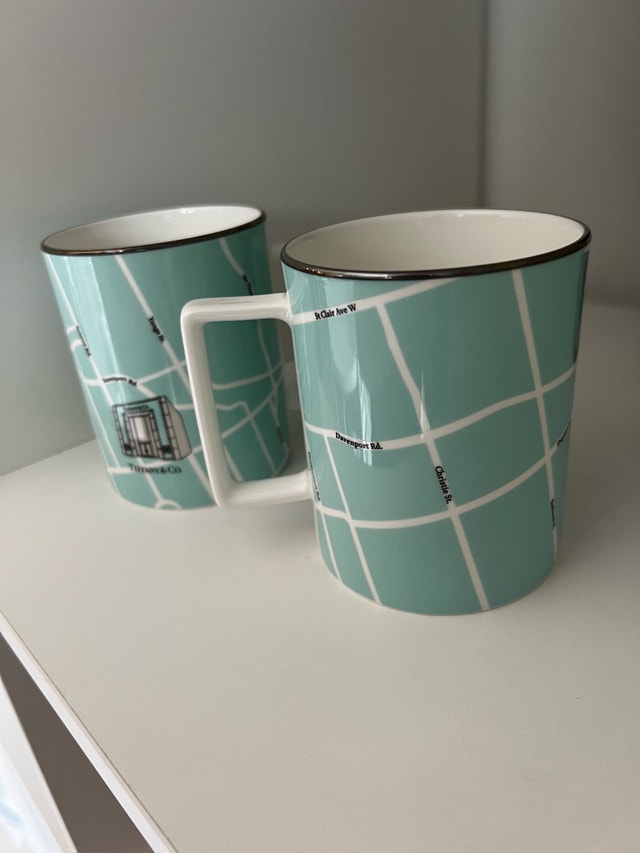 Tiffany & Co. City Map Mugs