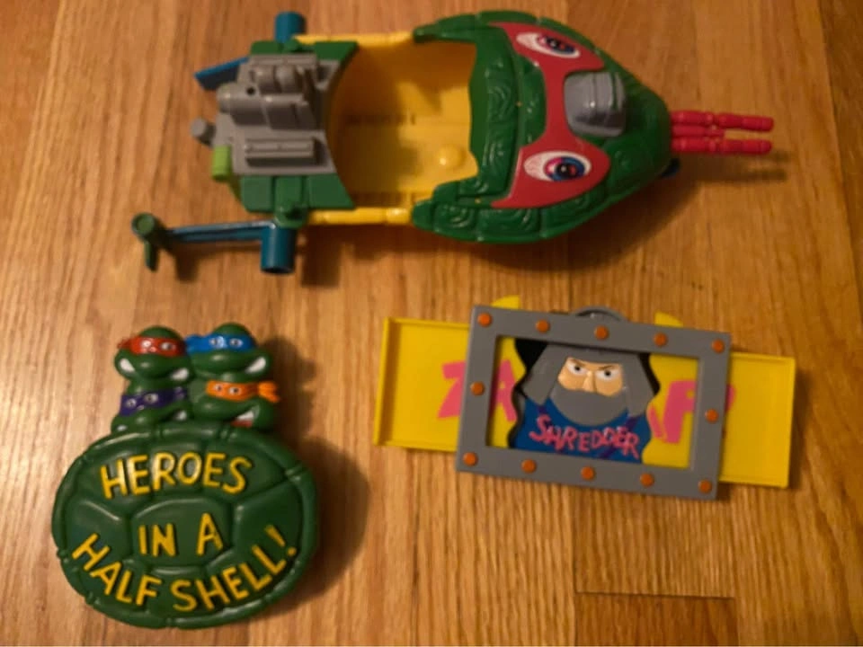 TMNT original boat n belt clips / Good condition - photo 2