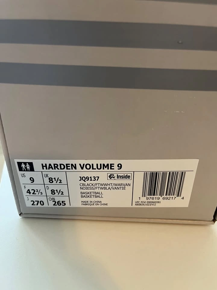 Harden Vol 9 Black US9 Men - photo 3