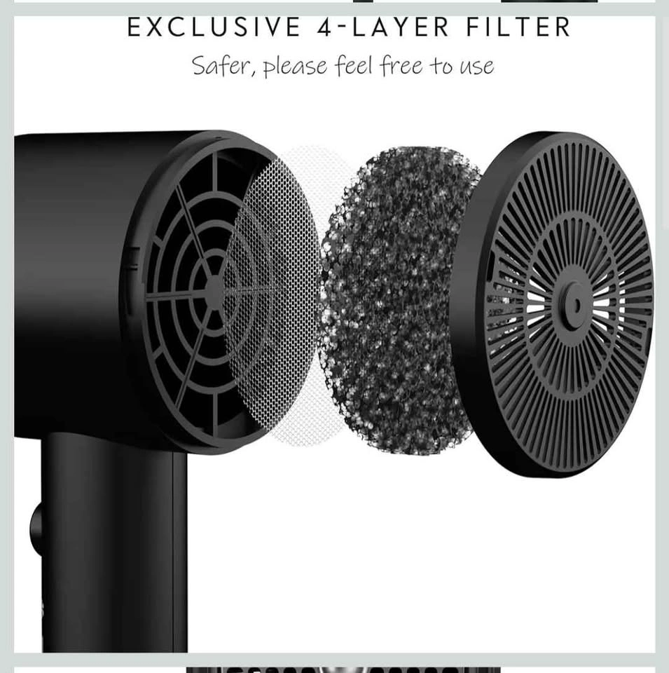 Hair Dryer with Nozzle and Diffuser - photo 3