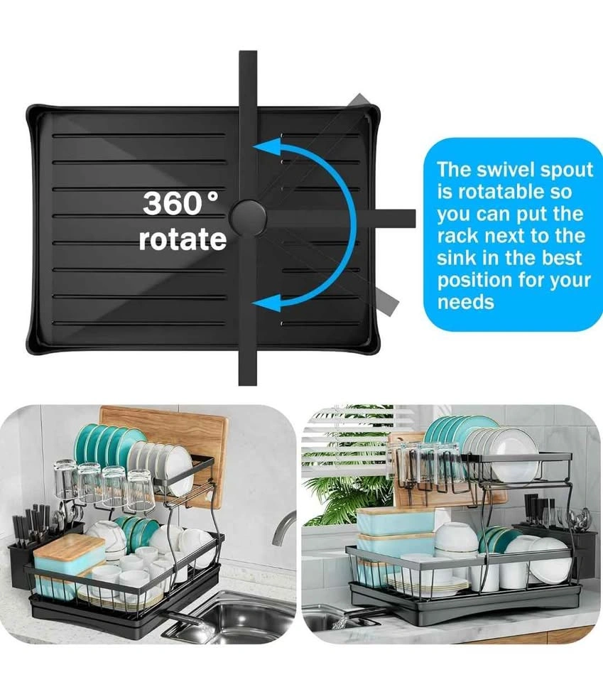 2-Tier Dish Drying Rack - photo 3