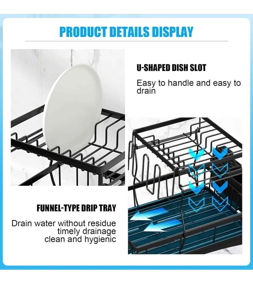 2-Tier Dish Drying Rack - photo 4