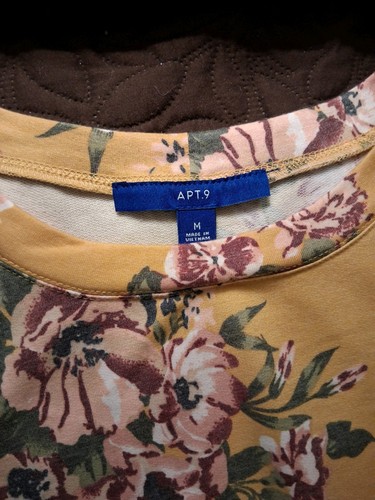 Apt. 9 Women's Yellow Multicolor Floral Sundress M - photo 4
