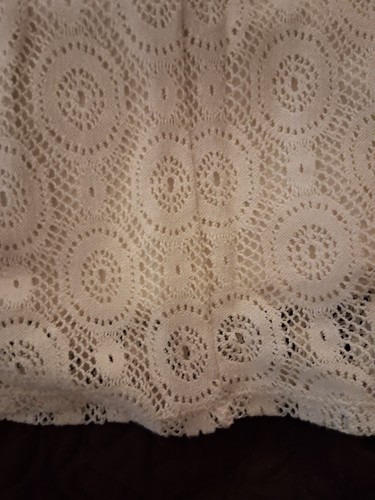 Sonoma Women's Ivory Lace V-Neck Cap Sleeve Dress Size M - photo 3