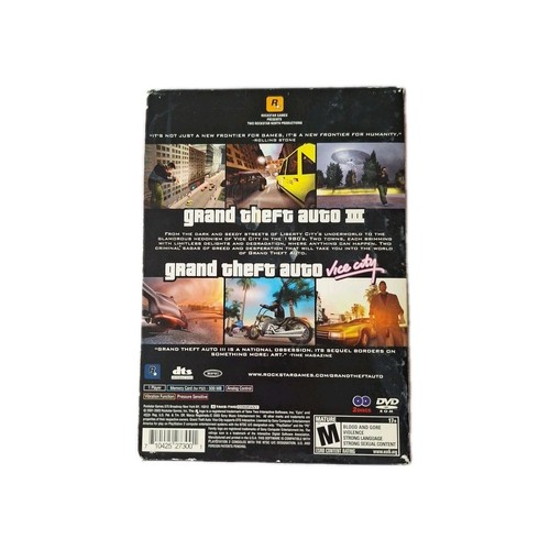 Grand Theft Auto III and Vice City Double Pack - PS2 - photo 3