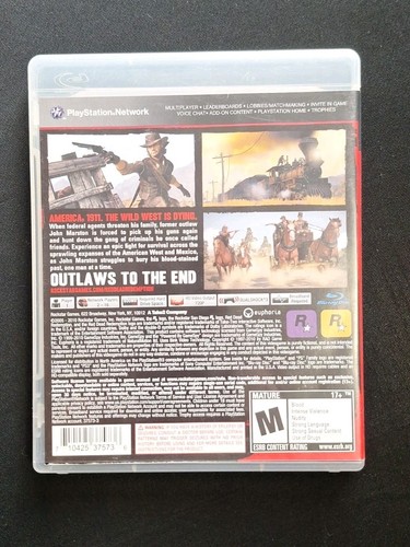 RED DEAD REDEMPTION - Sony PlayStation 3 USED GAME PS3 - photo 3