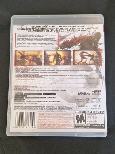 PROTOTYPE PlayStation 3 PS3 USED GAME - photo 3