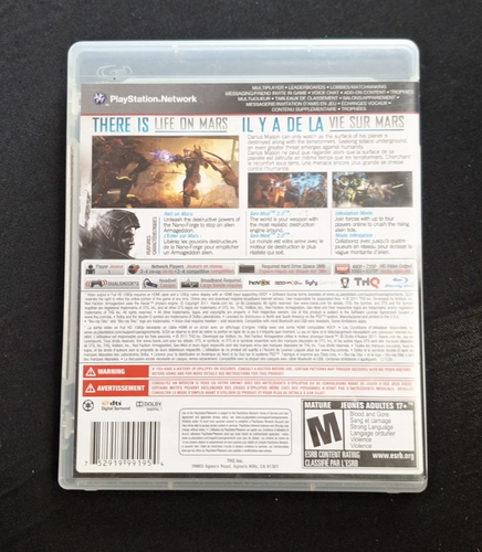 Red Faction Armageddon - Sony PlayStation 3 PS3 GAME USED - photo 3
