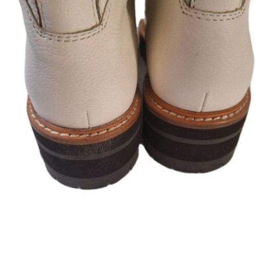 MARC FISHER IZZIE WINTER WHITE LUGSOLE ANKLE BOOT SIZE 6M NWT - photo 5
