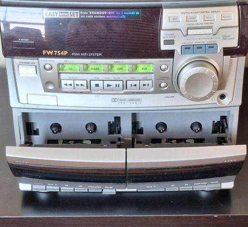 PHILIPS STEREO SYSTEM MODEL FW754P/37 120V 60Hz 70W USED - photo 5