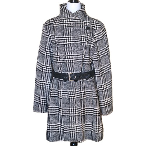 GUESS Houndstooth Check Peacoat Black & White Size Large - photo 4